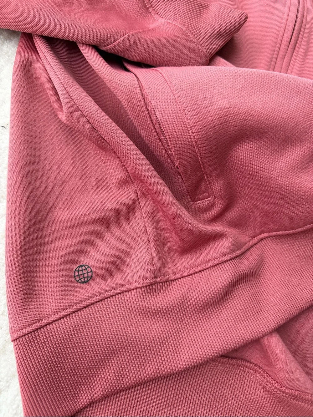 Adidas Rose Pink Full-Zip Track Jacket with Black Stripes